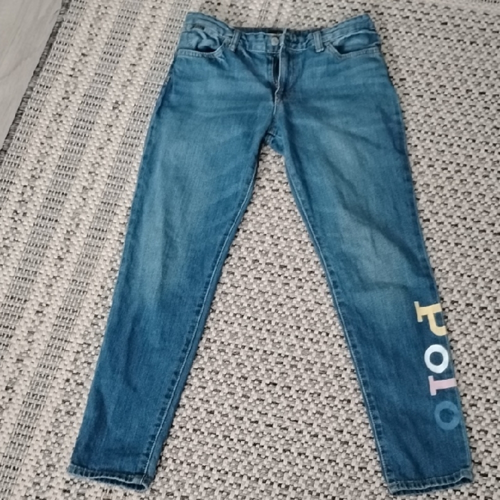 Polo by Ralph Lauren Women's Multicolor Logo Skinny Jeans